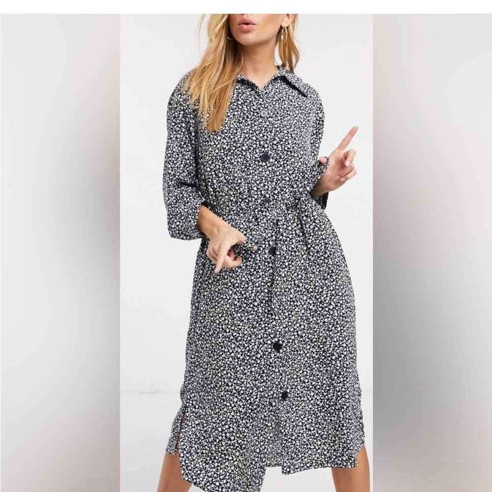 Floral Print Midi Dress
